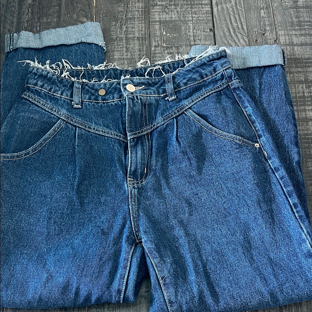SHEIN Blue Denim Women Jeans